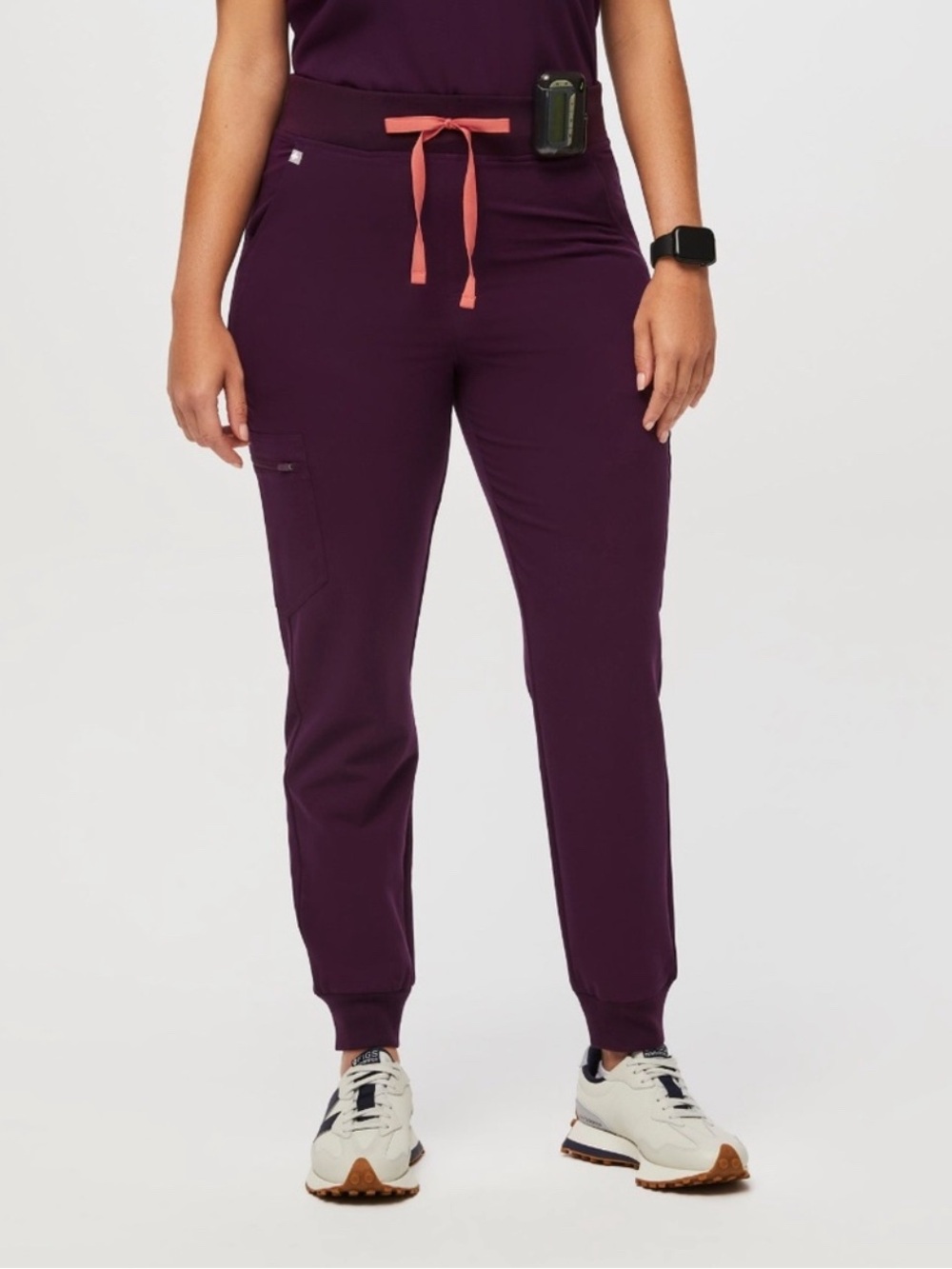 FIGS HIGH WAISTED ZAMORA JOGGERS DEEP PURPLE